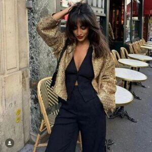 ZARA SEQUIN JACKET ZW COLLECTION